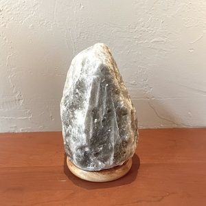 dark grey salt lamp
